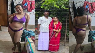 Newly Married Tamil Wife Riding On Husband Dick
